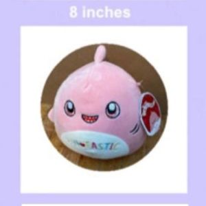 Selene Shark Squishmallow w Anime eyes